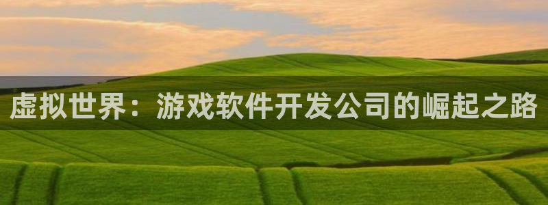 沐鸣娱乐2官方网站注册链接：虚拟世界：游戏软件开发公司的崛起之路