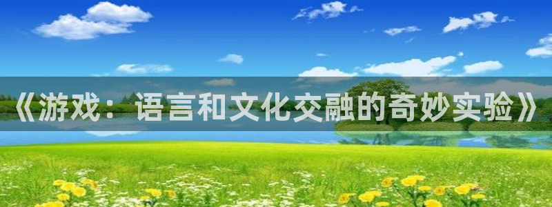 沐鸣2平台注册流程：《游戏：语言和文化交融的奇妙实验》